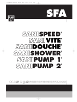 SFA SANISHOWER Owner's manual