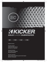 Kicker 2009 Solo Classic Subwoofer User manual