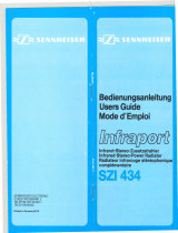 Sennheiser SZI 434 Owner's manual