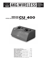 AKG WMS400 CU 400 User manual