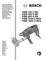Bosch PSB 1000-2 RCA Owner's manual