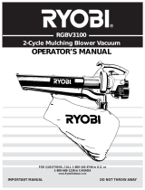 MTD RGBV3100 Owner's manual