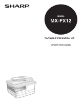 Sharp MX-FX12 User manual