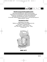 Clatronic HMS 2477 Owner's manual