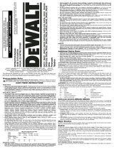 DeWalt DW223G Owner's manual