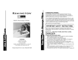 Remington BP-600 Owner's manual
