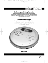 Clatronic CDP 603 Owner's manual