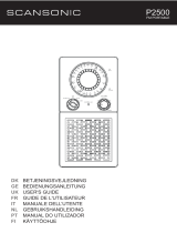 Scansonic P2500 Owner's manual