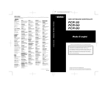 Edirol PCR-80 Owner's manual