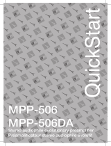 Advance acoustic MPP 506 DA Owner's manual