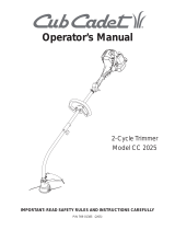 Cub Cadet CC 2025 Owner's manual