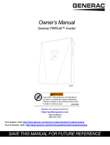 Generac X7602 APKE00014 User manual