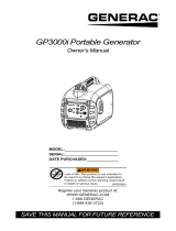 Generac GP3000i G0071290 User manual