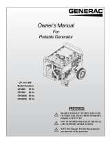 Generac GP5500 0067470 User manual
