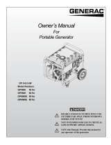 Generac GP5500 0068420 User manual