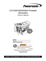 Generac CX5500 PMC145500.01 User manual