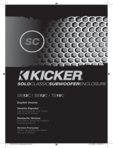 Kicker 2009 Solo Classic Subwoofer Enclosure User manual