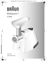 Braun G3000 Owner's manual
