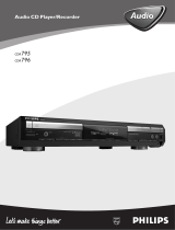 Philips CDR796-00S User manual