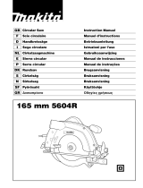 Makita 5604RK Owner's manual