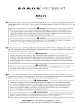 Sanus VisionMount MF215 Owner's manual