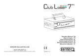 JBSYSTEMS CLUB LASER 7 Owner's manual