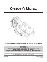 MTD OEM-190-182A Owner's manual