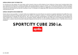 APRILIA SPORTCITY CUBE 250 I.E Owner's manual