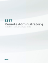 NOD32 ESET REMOTE ADMINISTRATOR SERVER Owner's manual
