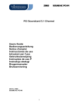 Vivanco PCI SOUNDCARD 5.1 CHANNEL Owner's manual