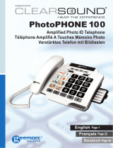 Geemarc PHOTOPHONE 100 Owner's manual