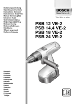 Bosch PSB 12 VE-2 Owner's manual