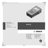 Bosch PLR 25 Owner's manual
