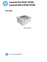 HP LaserJet Ultra M106 Printer series Owner's manual