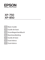Epson Expression Photo XP-750 Owner's manual