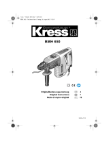 Kress BMH 650 Owner's manual
