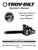 MTD TB4620CC Owner's manual