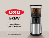 OXO Conical Burr Coffee Grinder Owner's manual