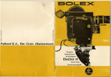 BOLEX ELECTRIC H Owner's manual