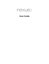 Google Nexus 5 User manual