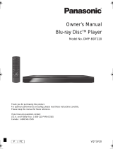 Panasonic DMP-BDT220CP Owner's manual