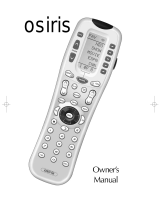 Universal Remote Control Osiris Owner's manual
