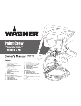 WAGNER Paint Crew Sprayer User manual