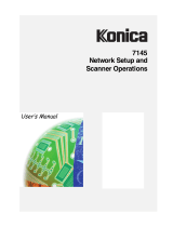 Konica Minolta 7145 User manual