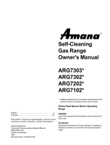 Amana ARG7302 Series Owner's manual
