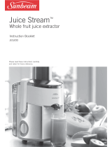 Sunbeam Juice Stream JE5200 Operating instructions