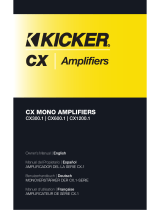 Kicker CX1200.1 Owner's manual