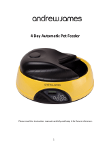 Andrew James 4 Day Automatic Pet Feeder User manual