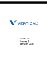 Vertical SBX IP 320 Features & Operation Manual
