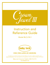 Baby Lock Crown Jewel III BLCJ18-3 Instruction And Reference Manual